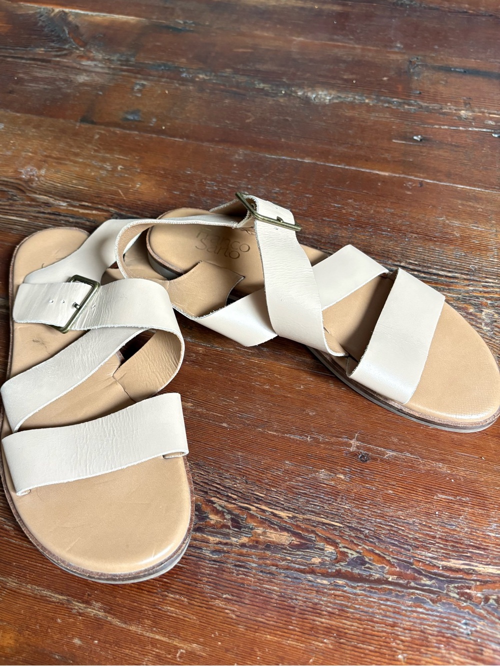 Franco Sarto leather sandals 8.5